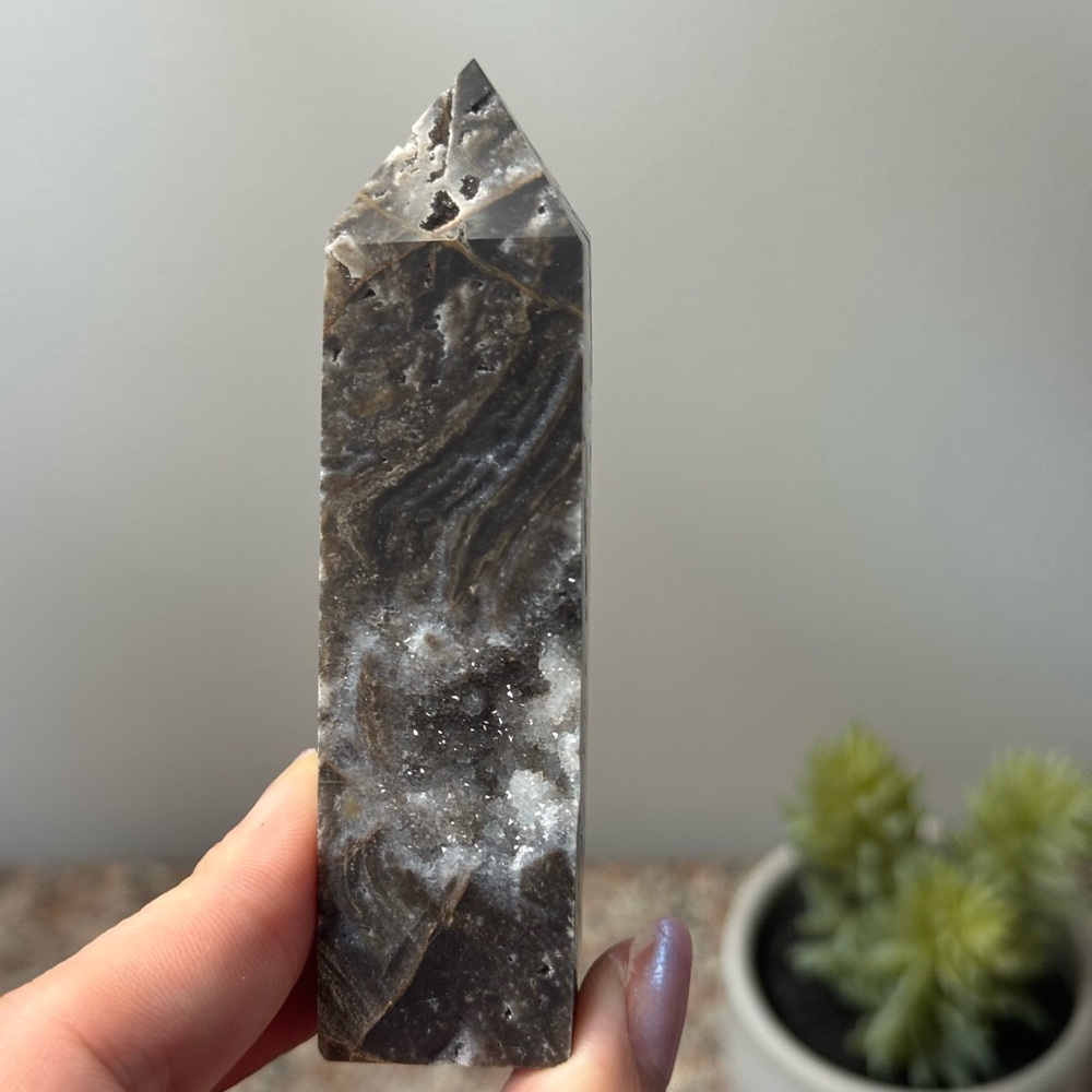 Sphalerite Druzy Tower